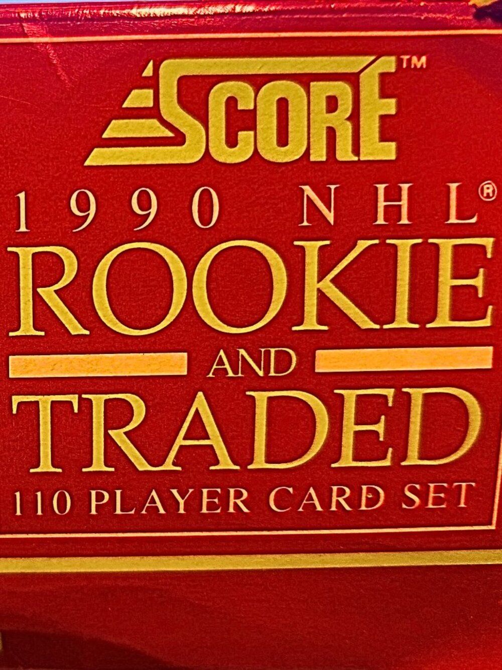 1990 Score Rookie & Traded Hockey Card Set – Near Complete – Mint Condition